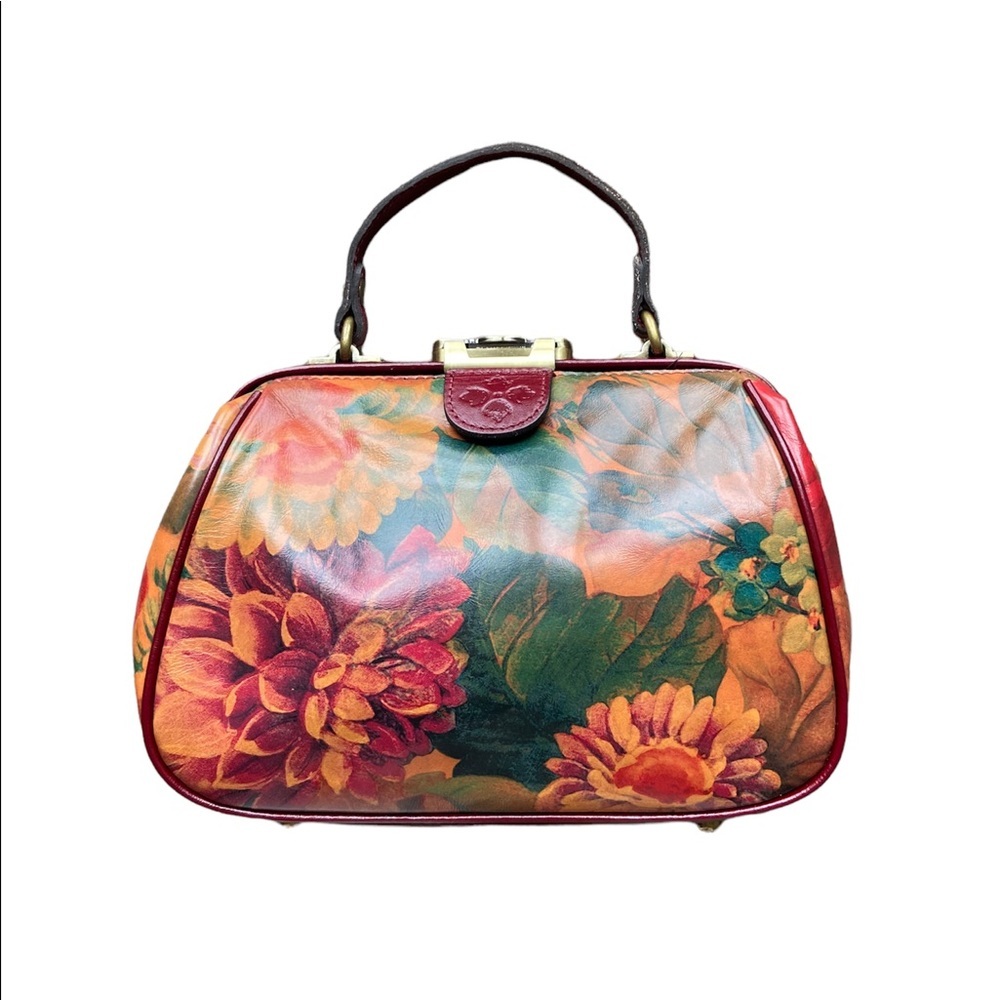 Patricia Nash Gracchi Satchel Full Grain Leather Bag